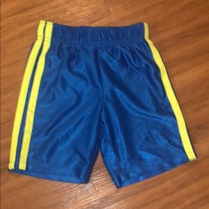 Blue & yellow shorts